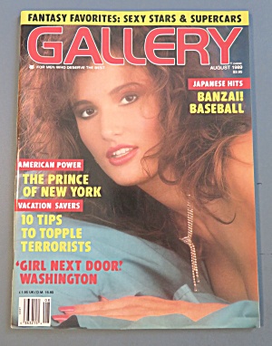 Gallery Magazine August 1989 Robi
