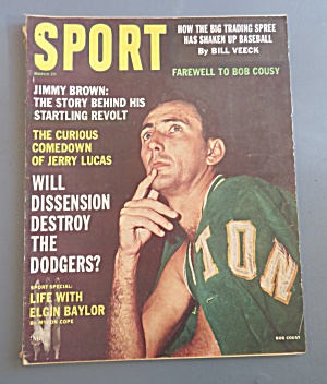 Sport Magazine March 1963 Farewell To Bob Cousy