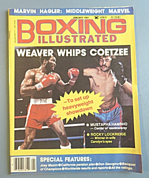 Boxing Illustrated Magazine January 1981 Weaver/Coetzee (Image1)