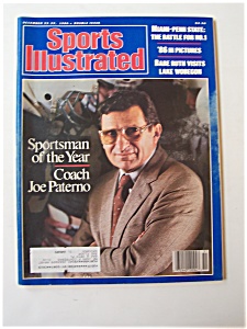Sports Illustrated Magazine-dec 22-29, 1986-joe Paterno
