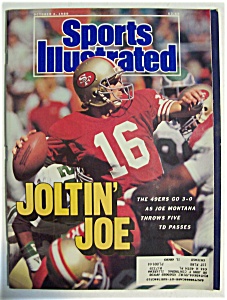 Sports Illustrated Magazine -oct 2, 1989- Joe Montana