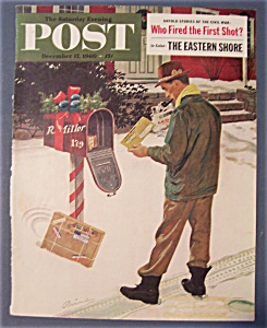 Saturday Evening Post Cover By Prins - Dec 17, 1960