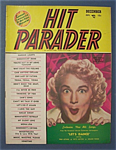Hit Parader Magazine - Dec 1950 - Betty Hutton Cover