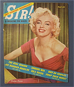 Sir Magazine - April 1954 - Marilyn  Monroe  Cover (Image1)