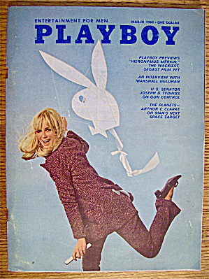 Playboy Magazine-march 1969-kathy Macdonald