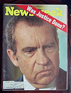 Newsweek Magazine - September 16, 1974 - Nixon