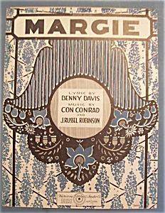 Sheet Music Of 1920 Margie
