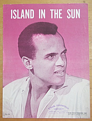 1958 Island In The Sun Sheet Music (Belafonte Cover) (Image1)
