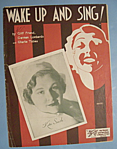 Sheet Music For 1936 Wake Up And Sing