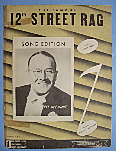 Sheet Music For 1914 The Famous 12th Street Rag (Image1)