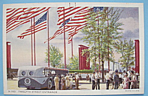 1933 Century Of Progress Twelfth Street Ent. Postcard