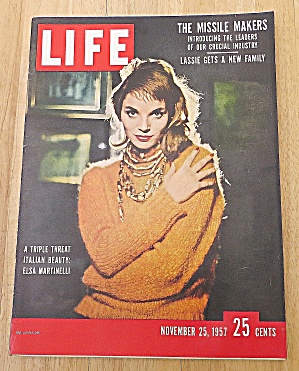 Life Magazine November 25, 1957 Elsa Martinelli (Image1)