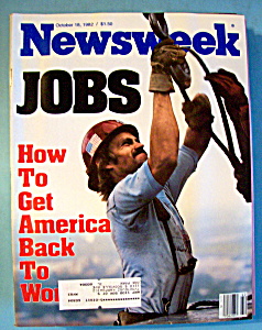 Newsweek Magazine - October 18, 1982 - Jobs