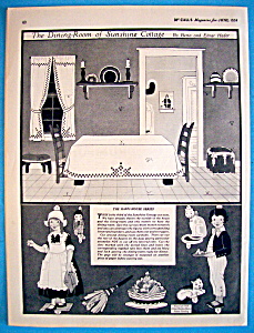 The Dining Room Of Sunshine Cottage Cut Out - June 1924