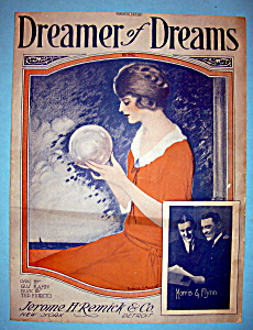 Sheet Music For 1924 Dreamer Of Dreams