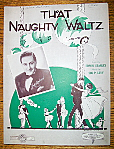 Sheet Music For 1920 That Naughty Waltz