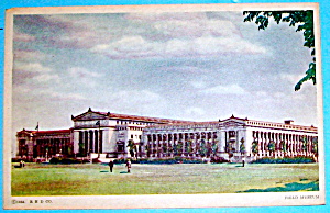 Field Museum Postcard (1933 Century Of Progess) (Image1)
