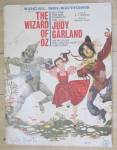 Sheet Music Book of 1972 The Wizard Of Oz 