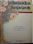 Sheet Music - 1917 The Wild Irish Rose That God Gave Me