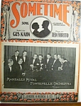 Sheet Music For 1925 Sometime Song