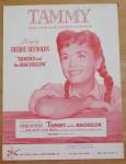 Click to view larger image of 1957 Tammy Sheet Music (Debbie Reynolds Cover) (Image1)