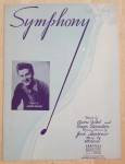 1945 Symphony Sheet Music (Johnny Desmond Cover)