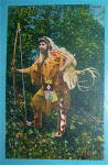 Returning From The Hunt Postcard-Indian & Bow and Arrow