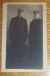 Click to view larger image of Vintage Picture Of Two Men Dressed In Uniform Postcard (Image1)