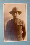 Click to view larger image of Military Man Dressed In Uniform Postcard (Image1)