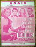Click to view larger image of 1948 Sheet Music For Again with Ida Lupino & More (Image1)