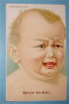 Click to view larger image of Little Baby Crying Postcard (Image2)