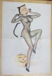 Click to view larger image of Alberto Vargas Pin Up Girl-October 1967-Trick Or Treat (Image5)