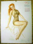 Click to view larger image of Alberto Vargas Pin Up-February 1946-Calendar Esquire (Image2)