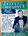 Click to view larger image of Latest Hit Songs May 1945 Abbott & Costello Cover (Image1)