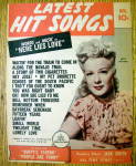 Latest Hit Songs December 1945 Betty Hutton Cover