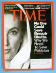 Click to view larger image of Time Magazine January 14, 2008 Benazir Bhutto (Image1)