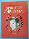 Sheet Music For 1959 Pat Boone's Spirit Of Christmas