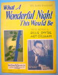 What A Wonderful Night This Would Be Sheet Music 1928
