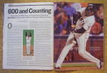 Click to view larger image of Sports Illustrated Magazine August 19, 2002 Bonds & 600 (Image4)