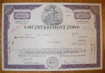 Click to view larger image of 1976 CMI Investment Corporation Stock Certificate (Image2)
