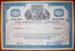 Click to view larger image of 1957 Anaconda Mining Company Stock Certificate (Image2)