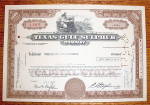 Click to view larger image of 1971 Texas Gulf Sulphur Company Stock Certificate (Image2)