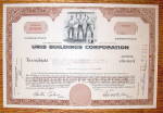 Click to view larger image of 1970 Uris Buildings Corporation Stock Certificate (Image2)