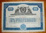 Click to view larger image of 1928 National Electric Power Company Stock Certificate (Image1)