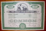 Click to view larger image of 2002 Coca Cola Company Stock Certificate (Image2)