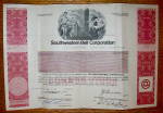 Click to view larger image of 1984 Southern Bell Corporation Stock Certificate (Image2)