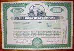 Click to view larger image of 2002 Coca Cola Company Stock Certificate (Image2)
