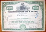 Click to view larger image of 1969 Canadian Export Gas & Oil Stock Certificate (Image2)
