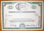 1969 Permeator Corporation Stock Certificate