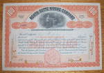 Click to view larger image of 1912 North Butte Mining Company Stock Certificate (Image2)